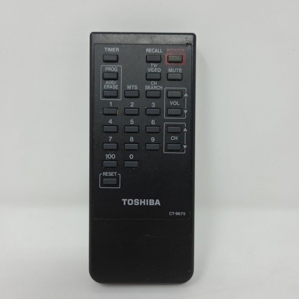 Original Toshiba CT-9676 Remote Control - Preowned